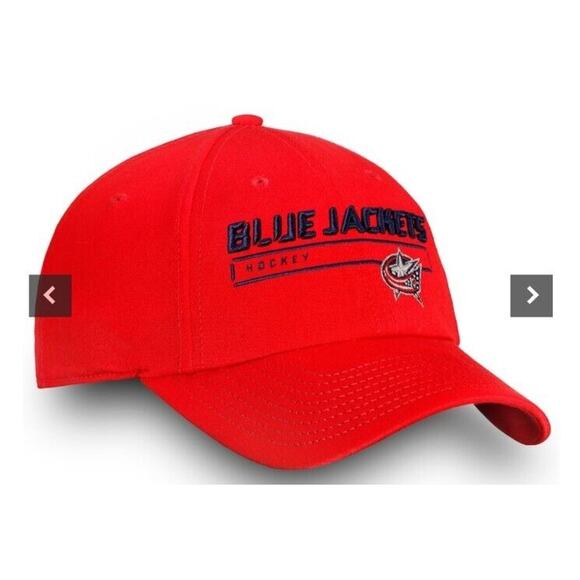Columbus Blue Jackets Fanatics Branded Authentic Pro Rinkside Adjustable Hat NEW - Picture 3 of 7